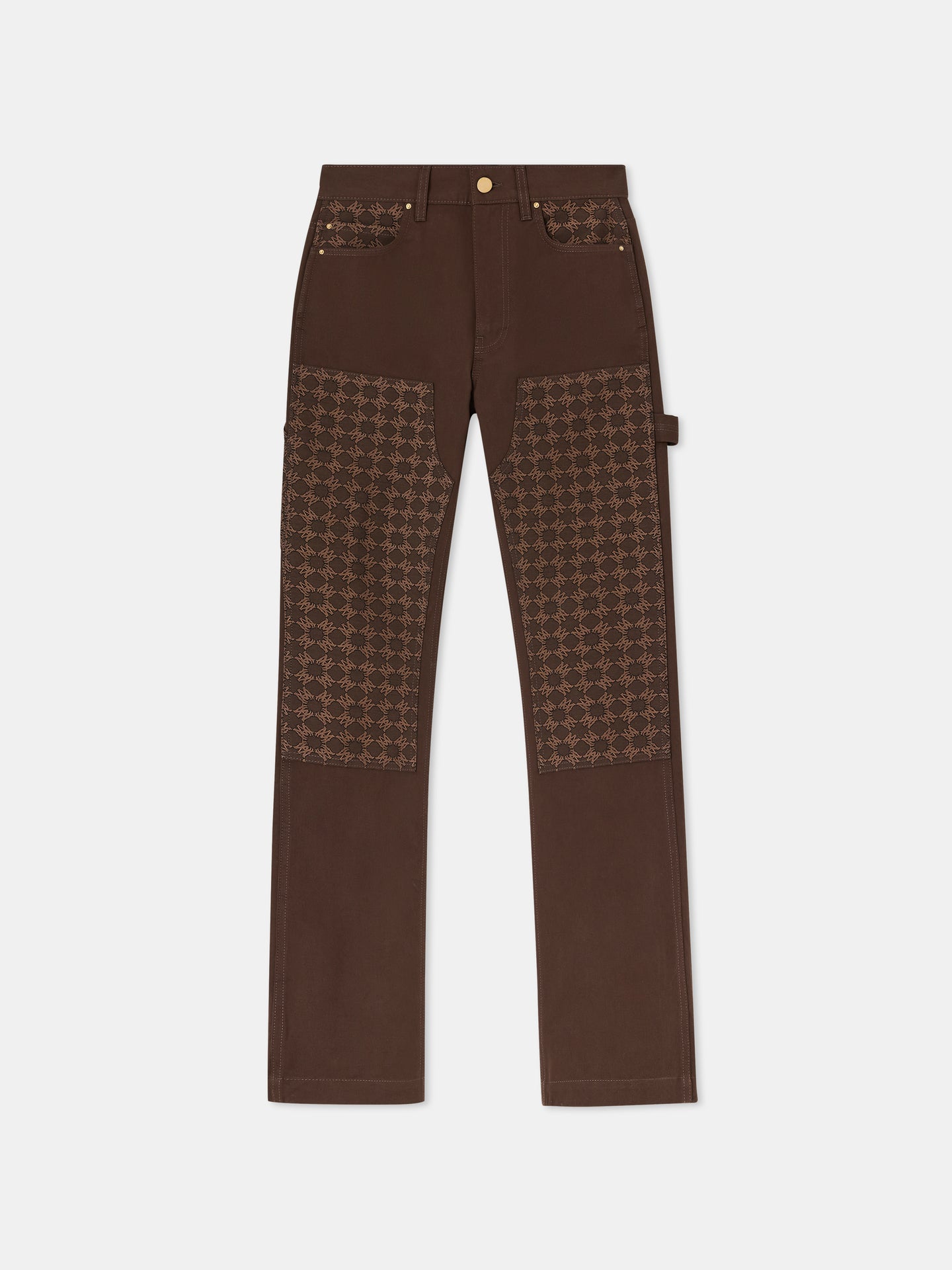 MA QUAD JACQUARD CARPENTER - DARK BROWN - AMIRI