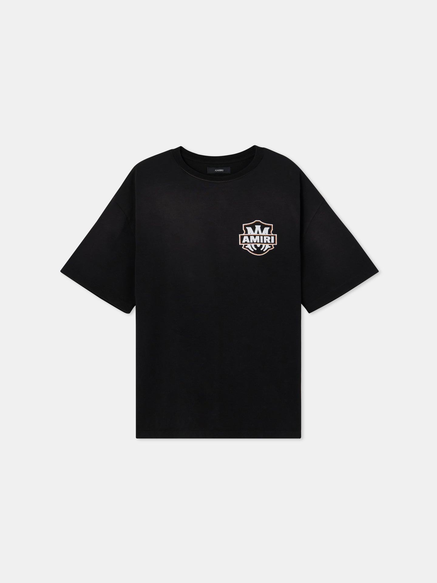 AMERICAN DREAM CRYSTAL OVERSIZED TEE - Black