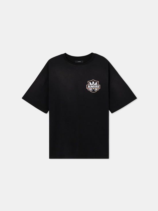 AMERICAN DREAM CRYSTAL OVERSIZED TEE - Black
