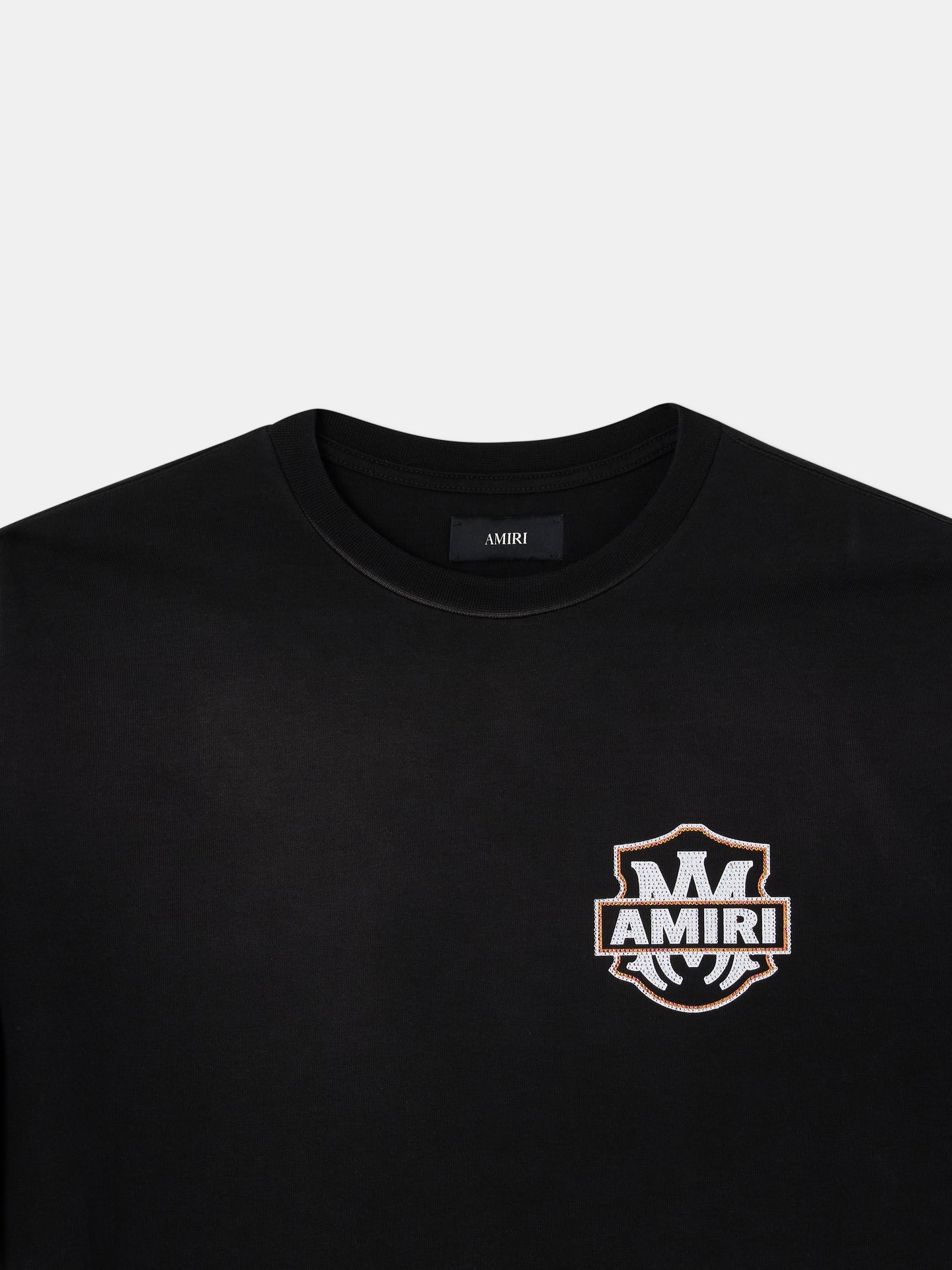AMERICAN DREAM CRYSTAL OVERSIZED TEE - Black