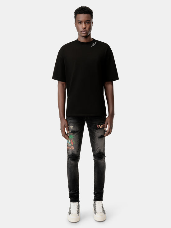 AMIRI SCRIPT TEE - Black - AMIRI