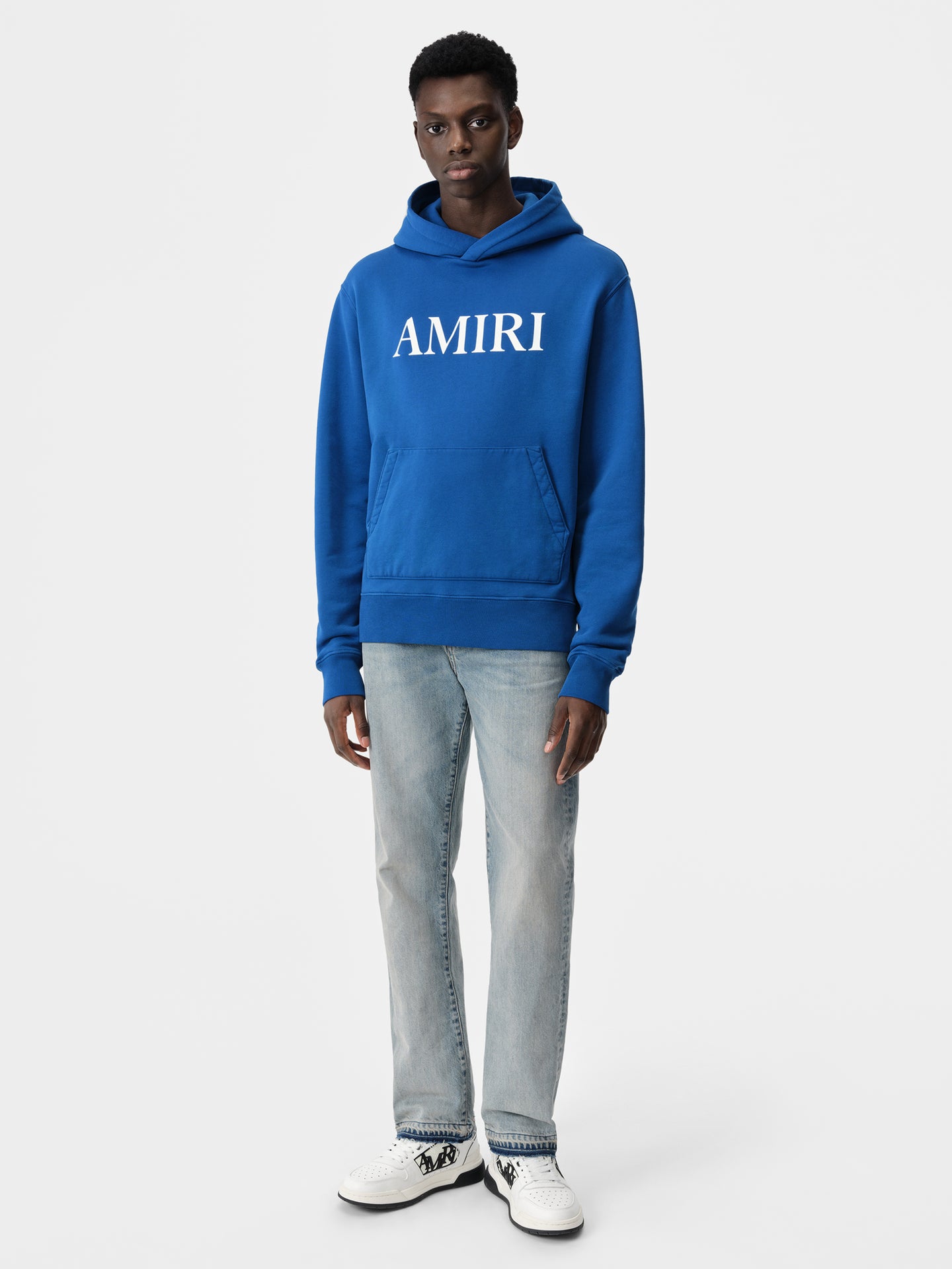 AMIRI CORE LOGO HOODIE - Blue