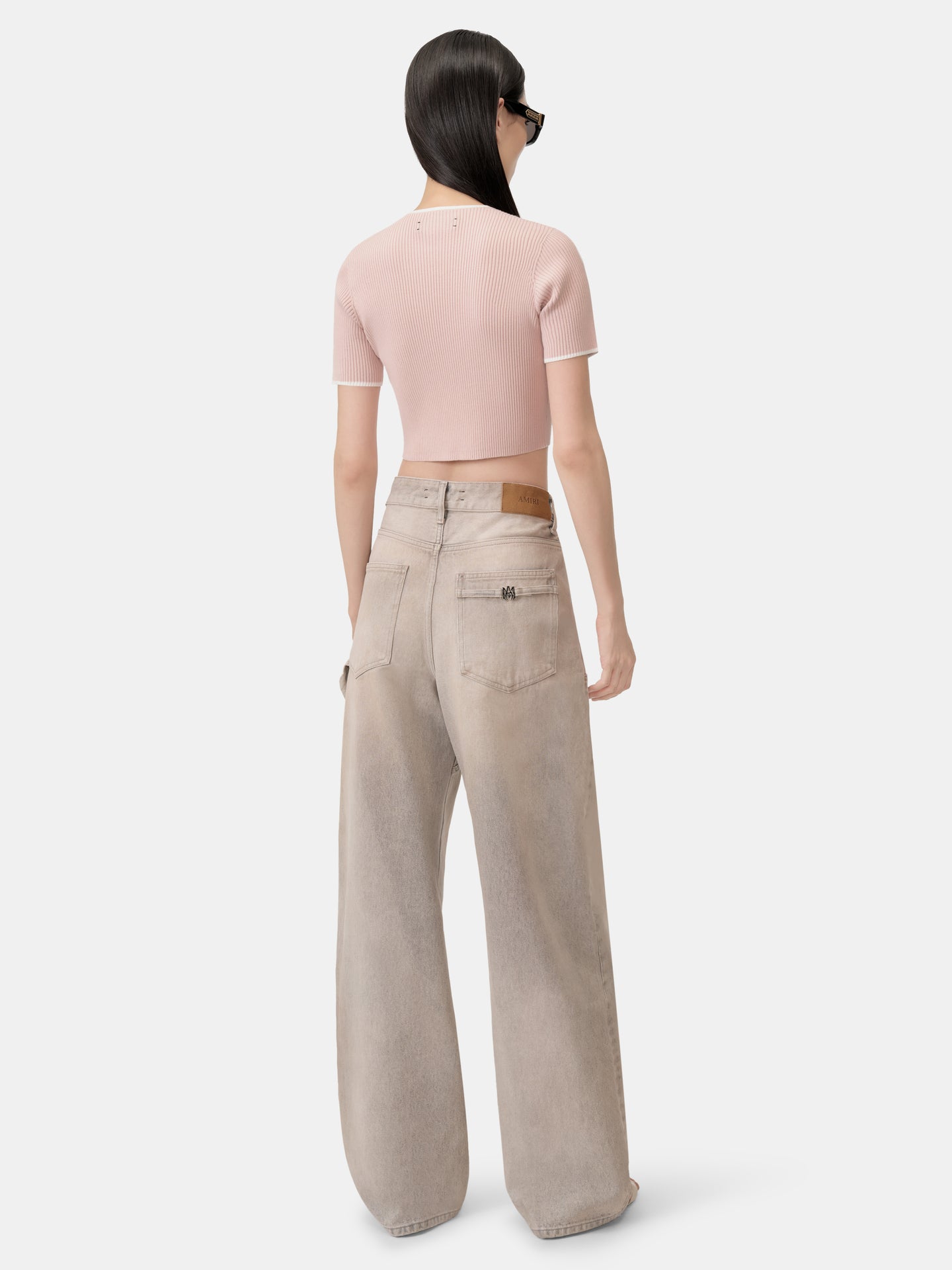 WOMEN - WOMEN'S MA BABY TEE - Dusk Pink - AMIRI