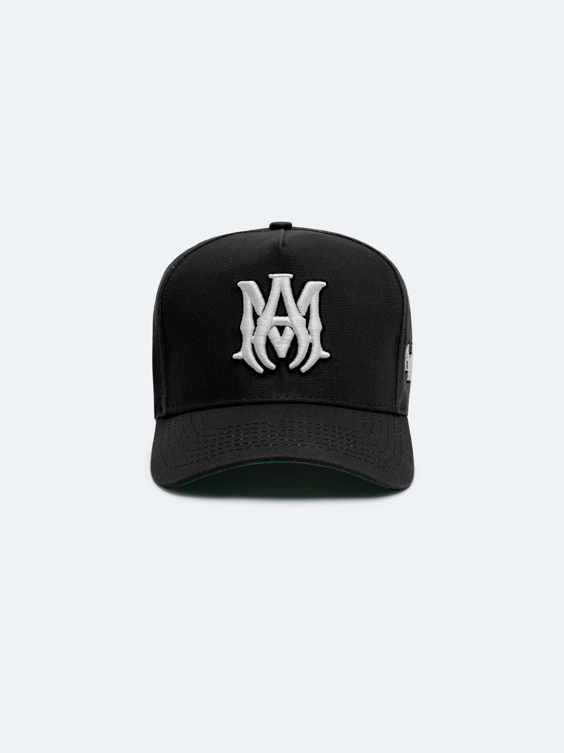 Product MA STAGGERED AMIRI FULL CANVAS HAT - Black Off White featured image
