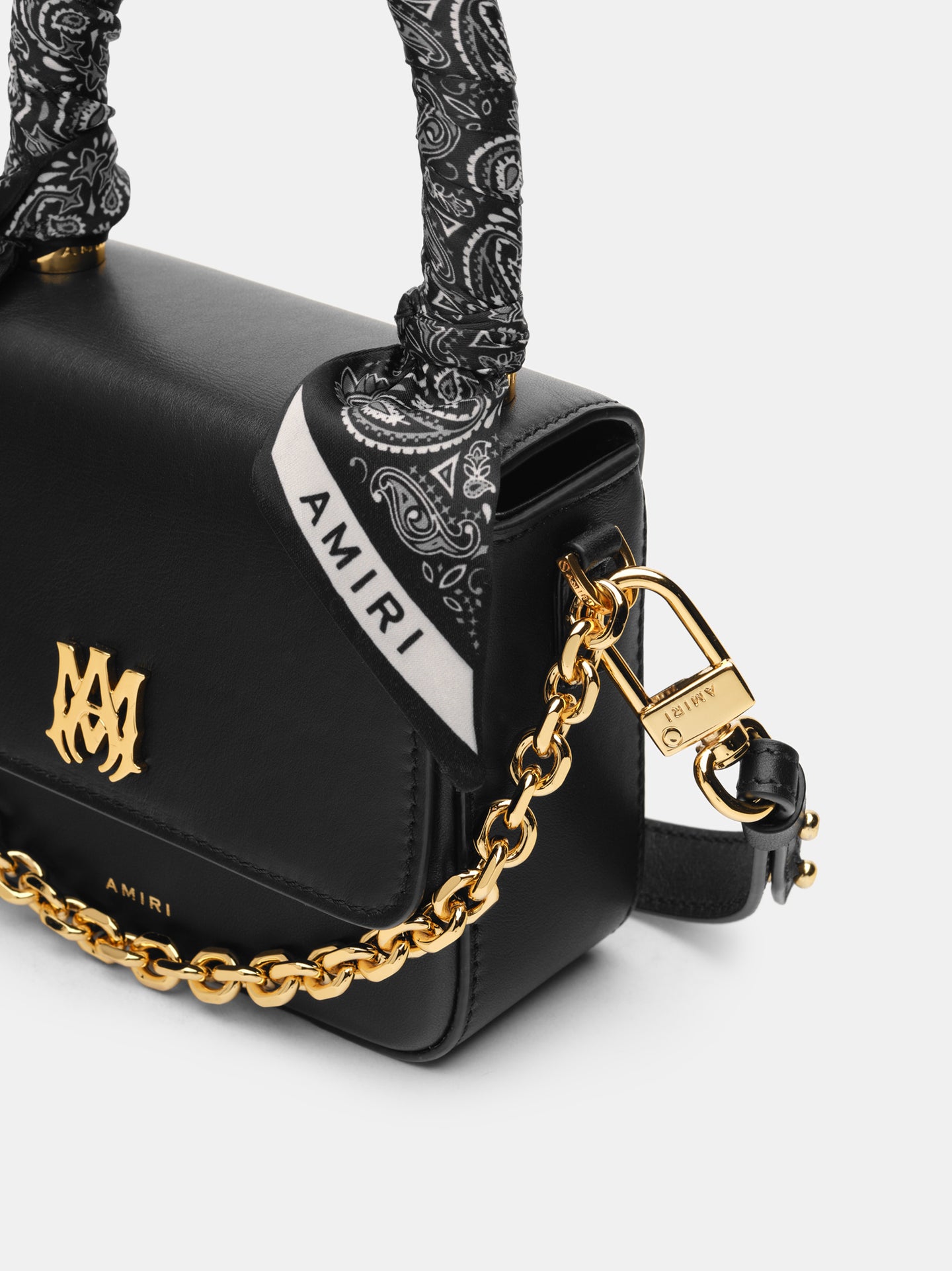 WOMEN - WOMEN'S MICRO MA BAG WITH CHAIN HANDLE - Black - AMIRI