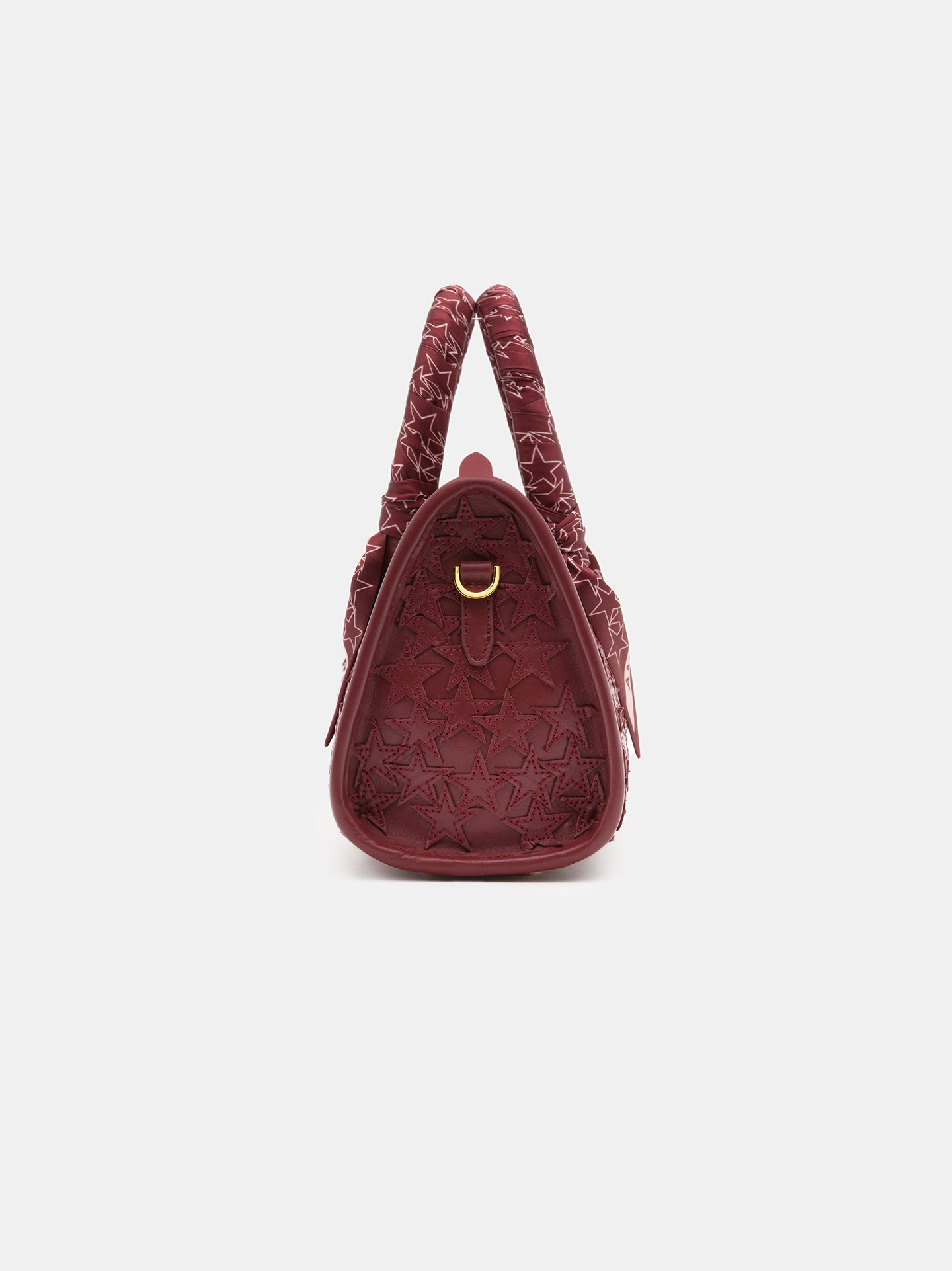 WOMEN - WOMEN'S STARS MICRO TRIANGLE BAG - Burgundy