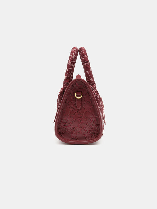 WOMEN - WOMEN'S STARS MICRO TRIANGLE BAG - Burgundy