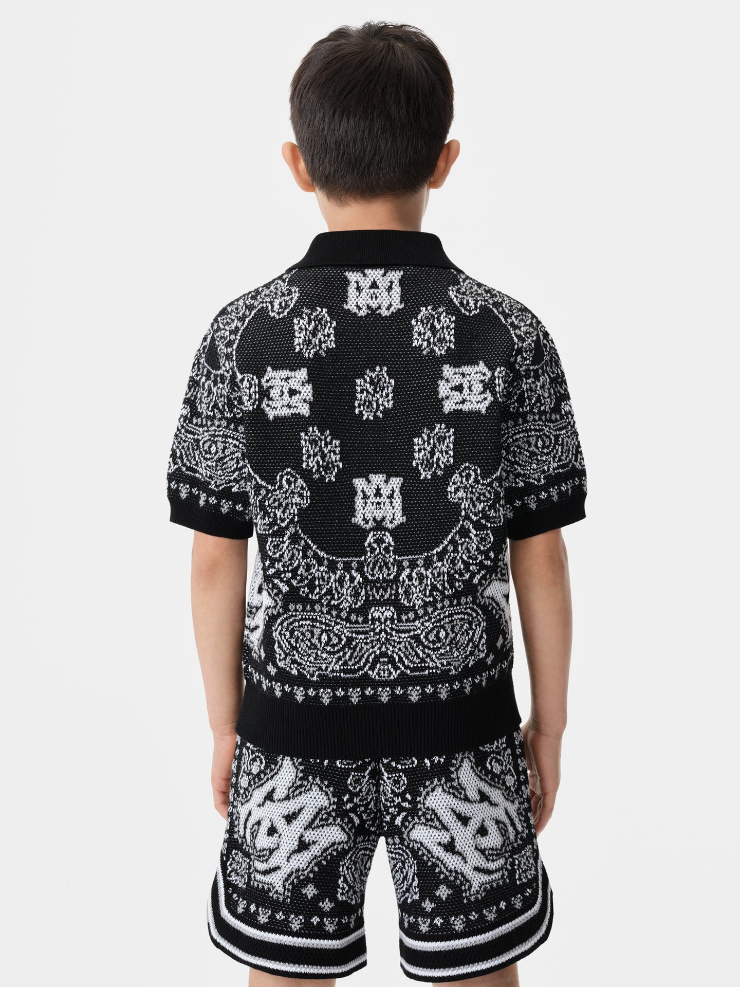 KIDS - KIDS' BANDANA POLO - Black