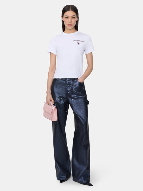 WOMEN - WOMEN'S COATED DENIM CARPENTER - WET SHIMMER - AMIRI