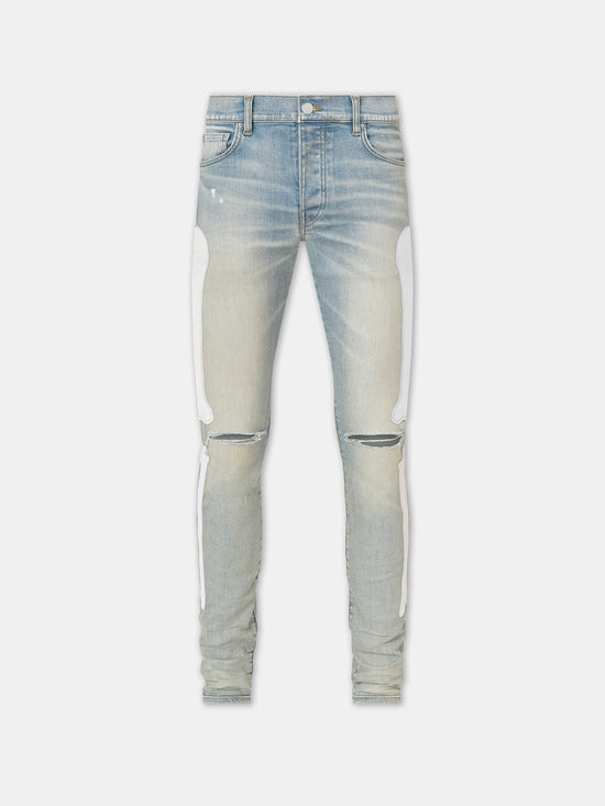 BONES SLASH JEAN - Antique Indigo White - AMIRI