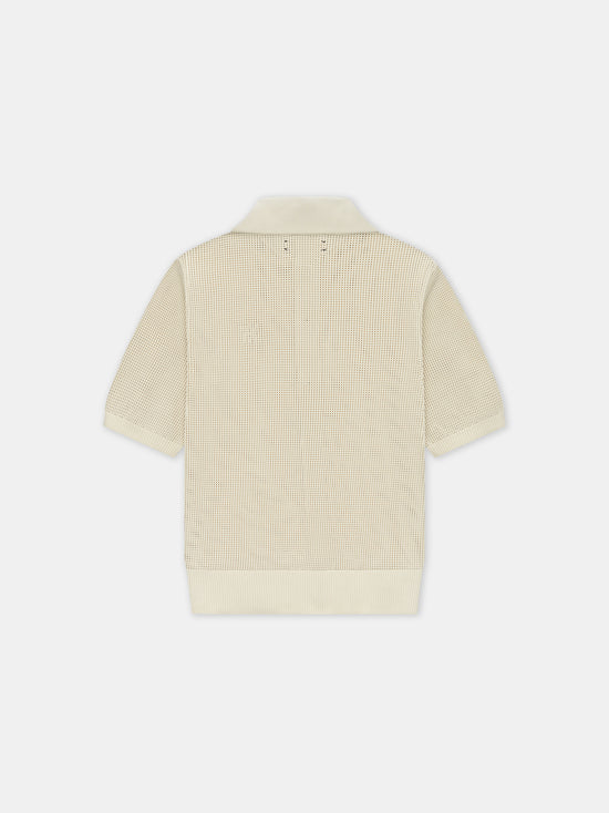 MA CROCHET POLO - Alabaster