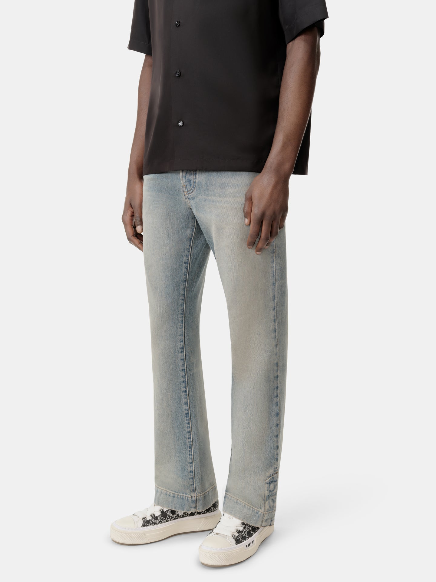 STRAIGHT FLARE JEAN - Antique Indigo - AMIRI