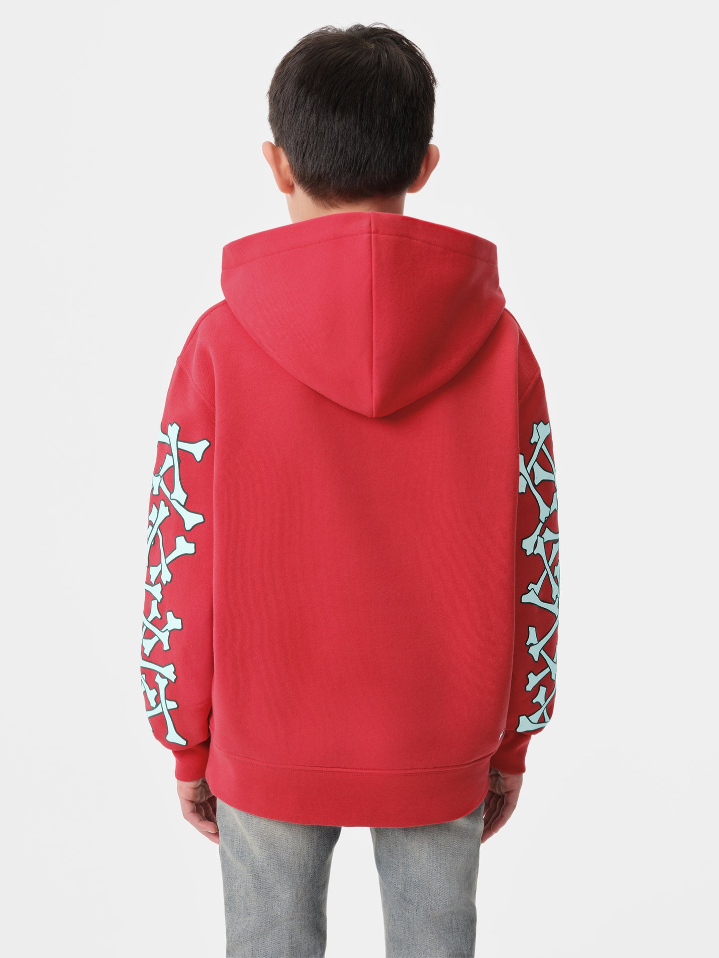 KIDS - KIDS' BONES HOODIE - Red