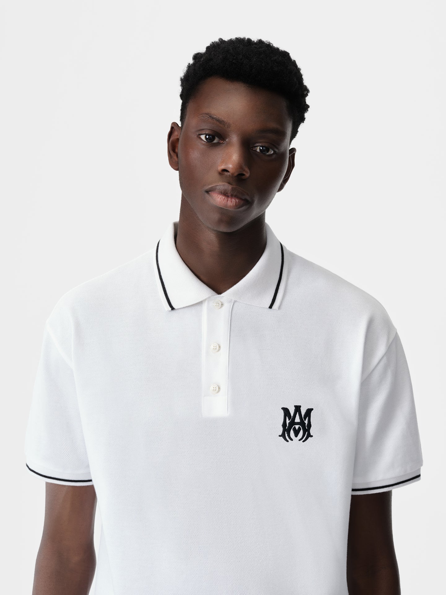 MA CORE LOGO POLO - White