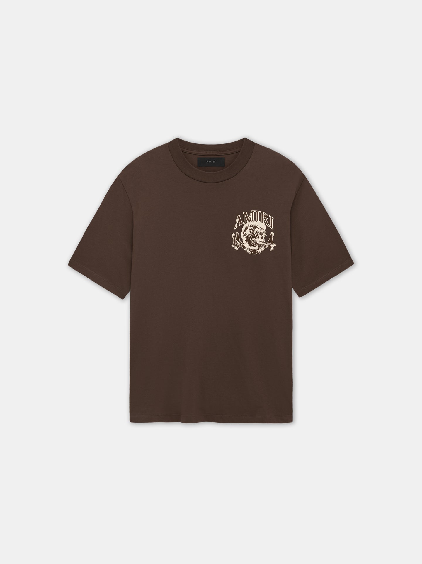 LION OUTLINE TEE - Dark Brown