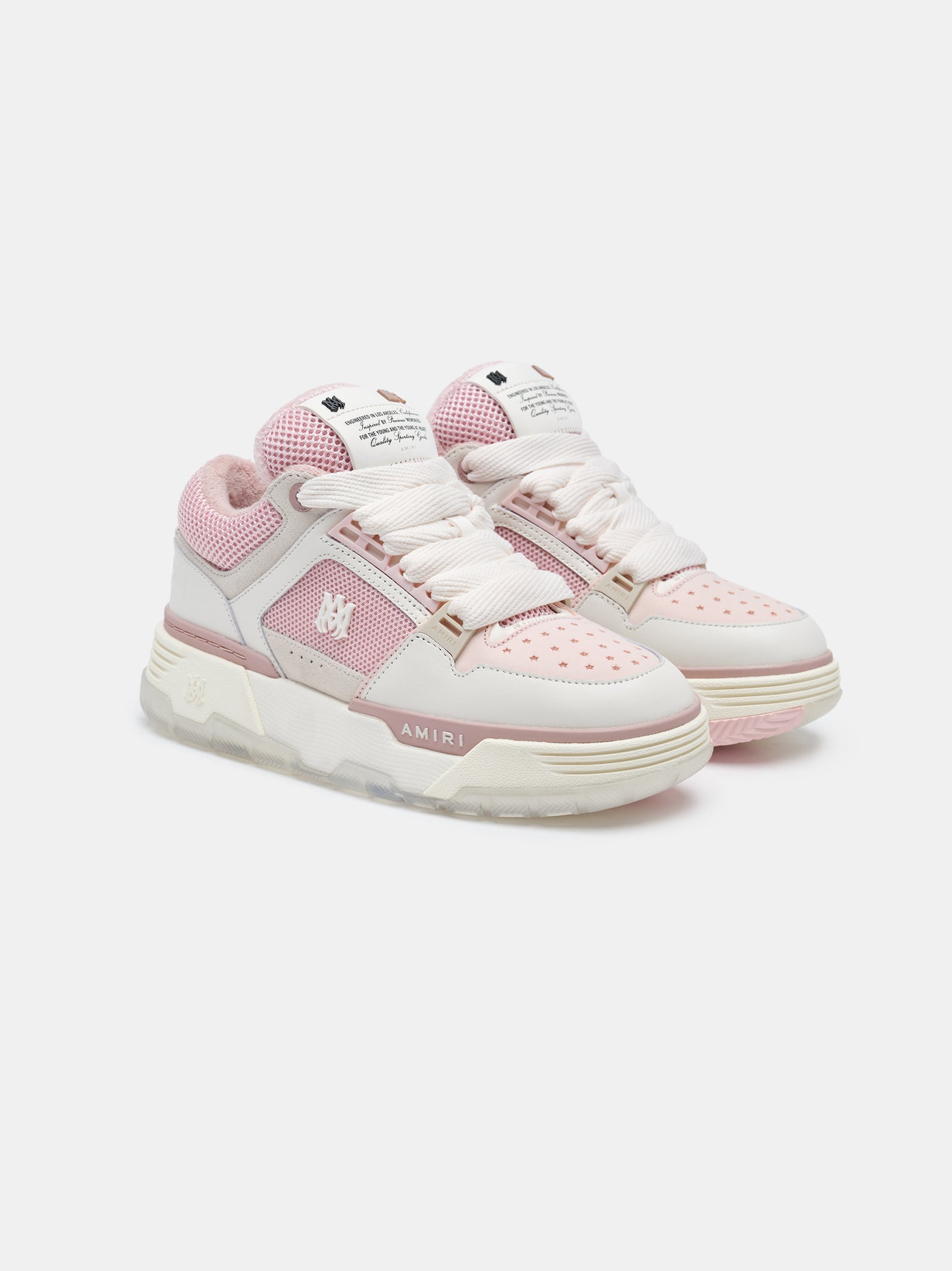 AMIRI Women's MA-1 Sneaker in Pink White