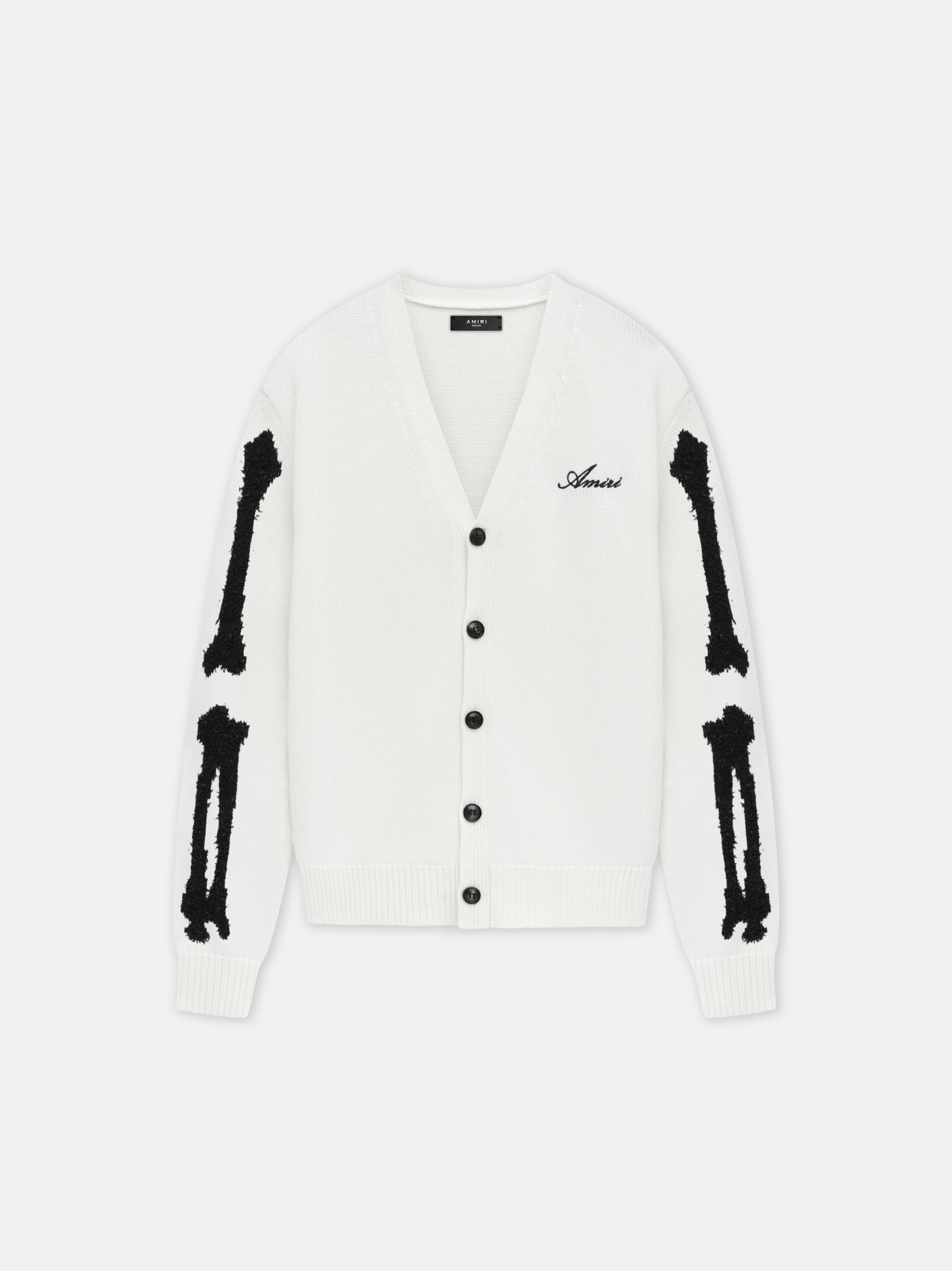 Product BONES CARDIGAN - White featured image