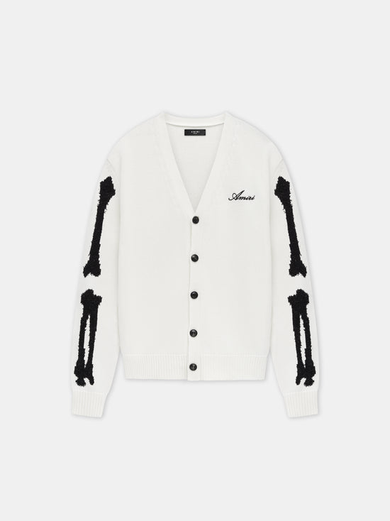 BONES CARDIGAN - White