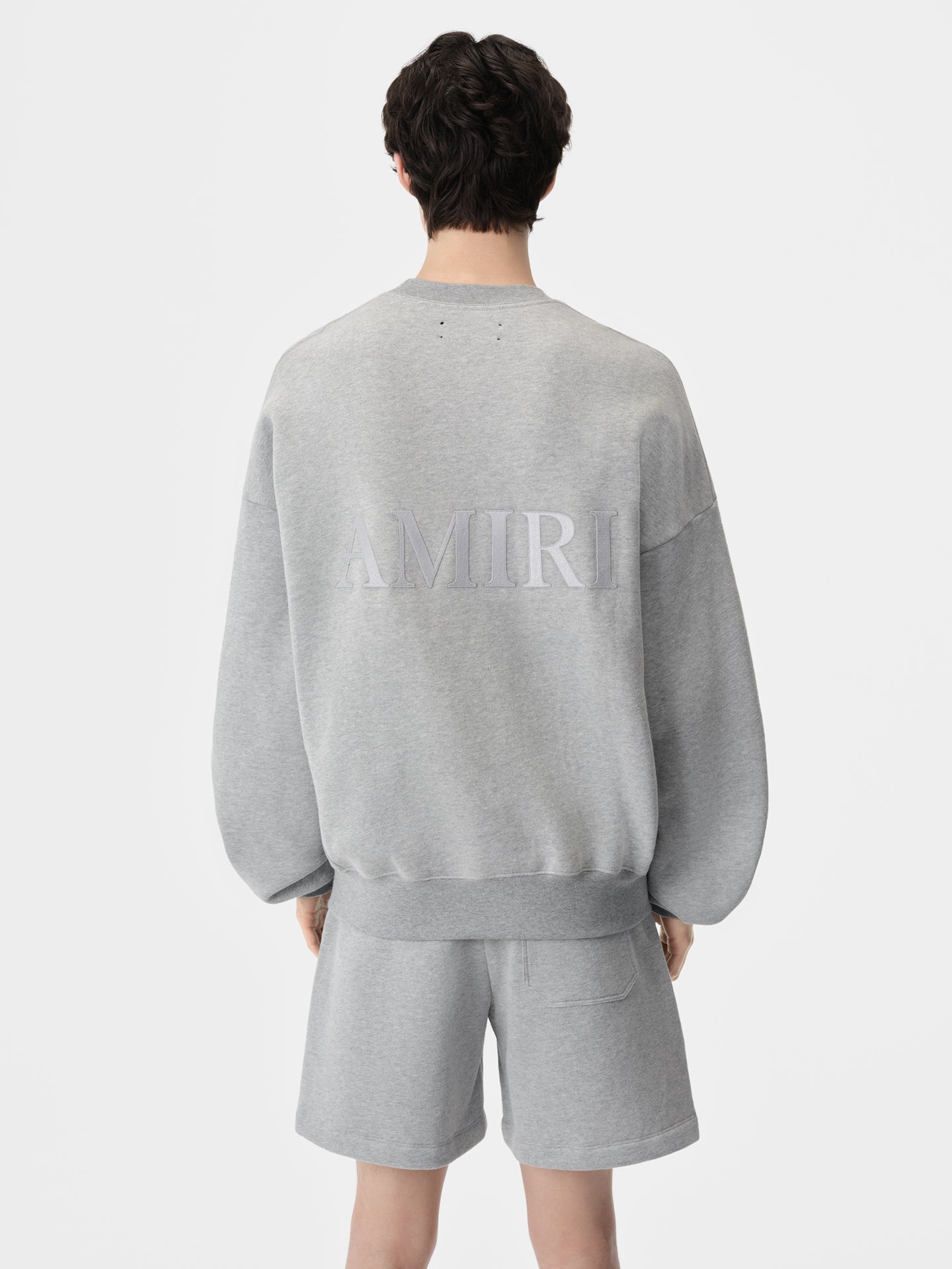 AMIRI OVERSIZED CREW - Grey