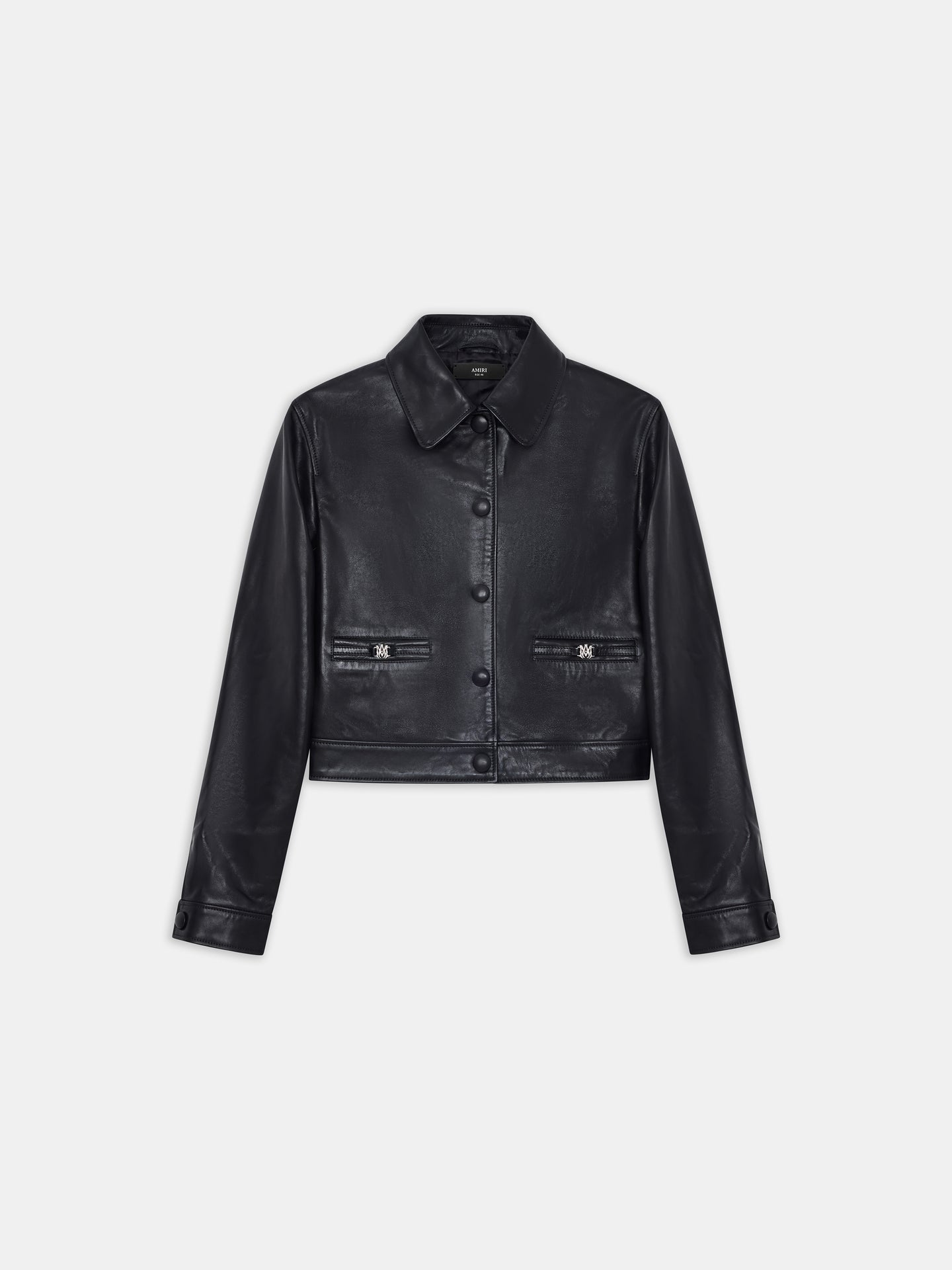 WOMEN - WOMEN'S MA LEATHER BLOUSON - BLACK - AMIRI