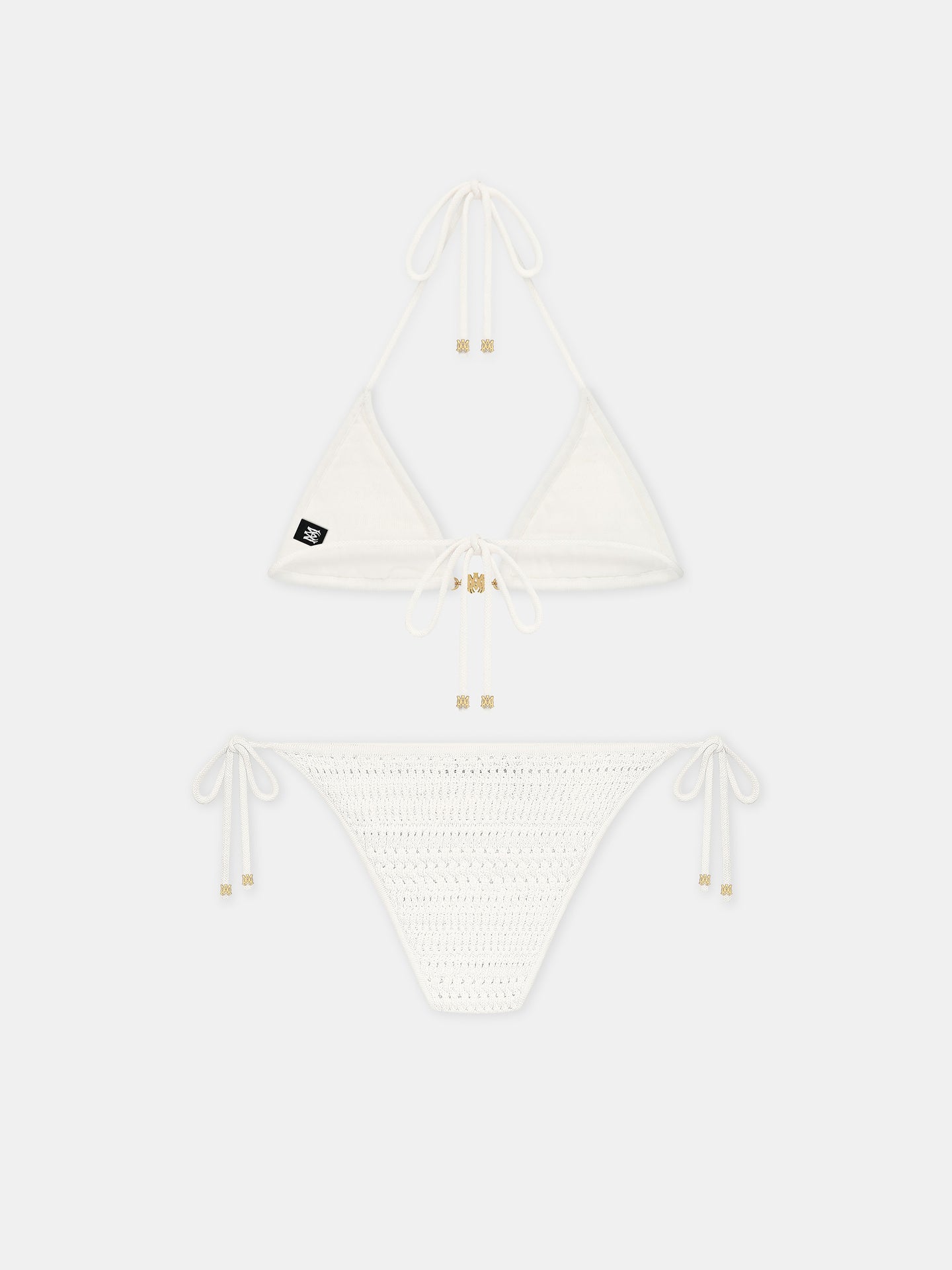 WOMEN - WOMEN'S CROCHET BIKINI - Ivory - AMIRI