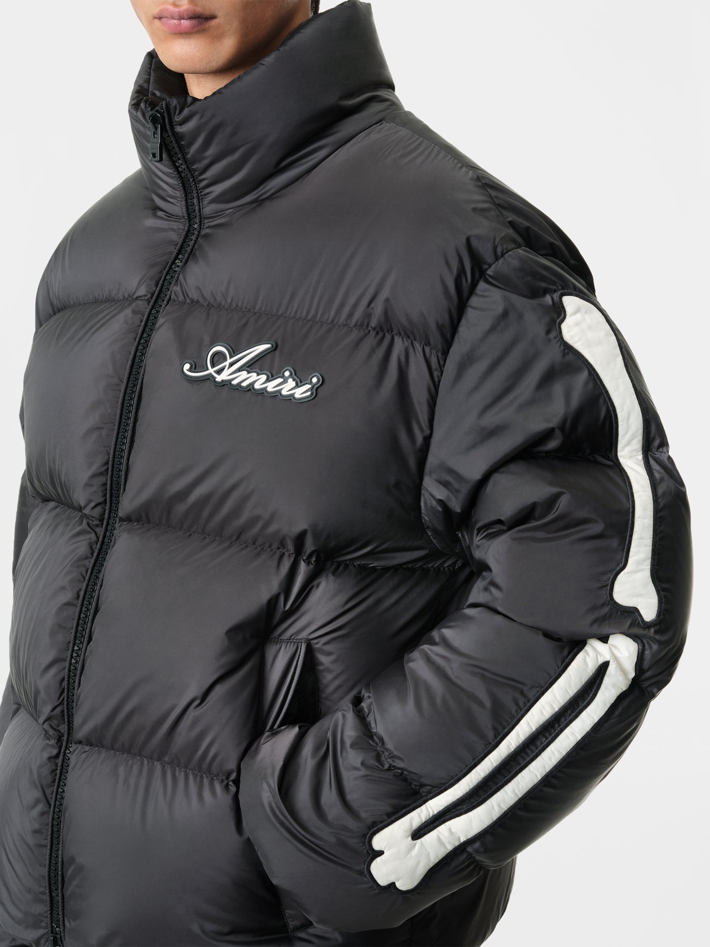 BONES DOWN JACKET - Black