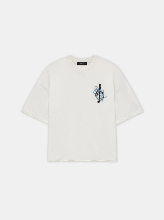 MA MUSIC NOTE OVERSIZED TEE - Alabaster