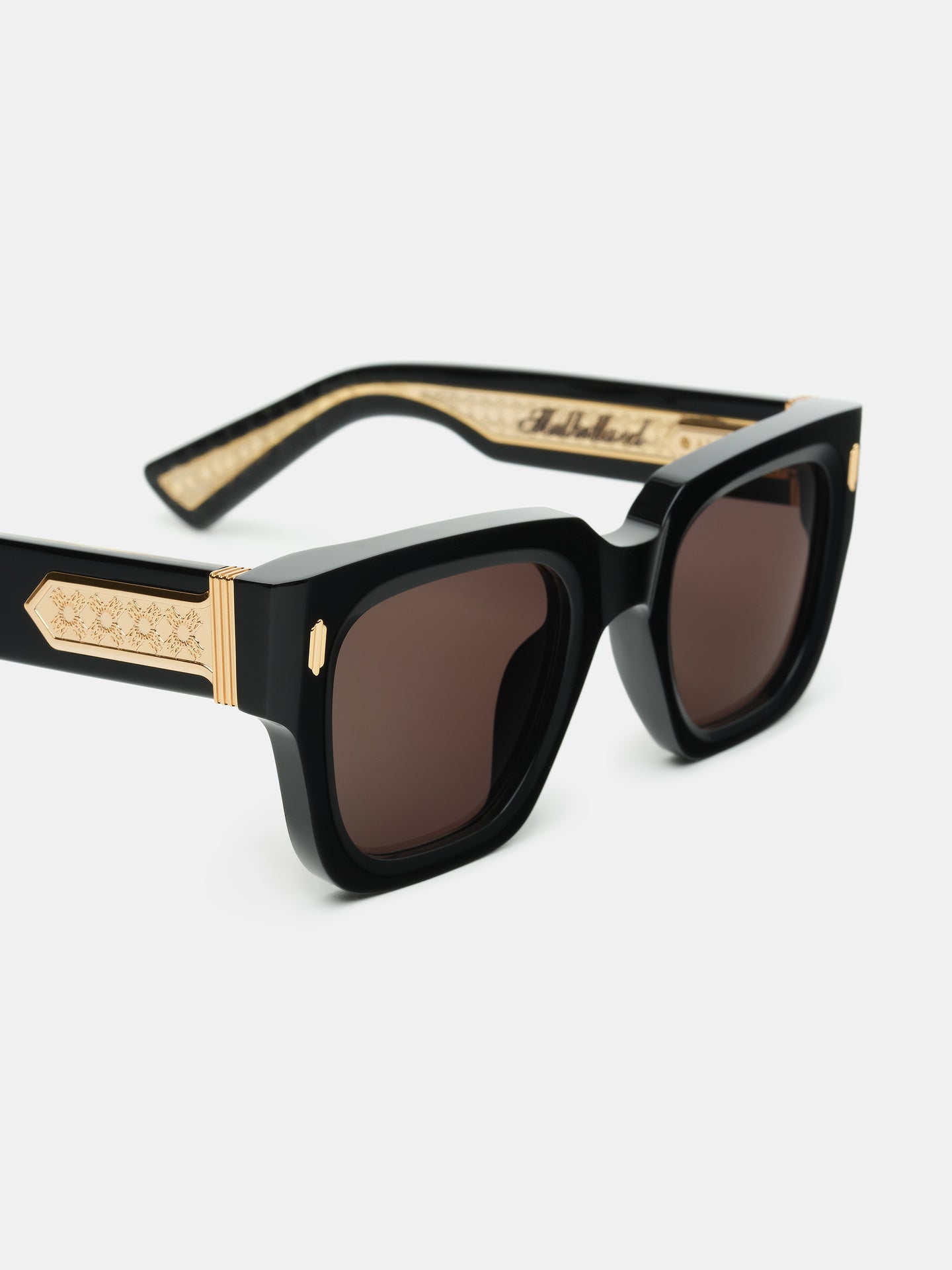 MULHOLLAND SUNGLASSES - Black Gold - AMIRI