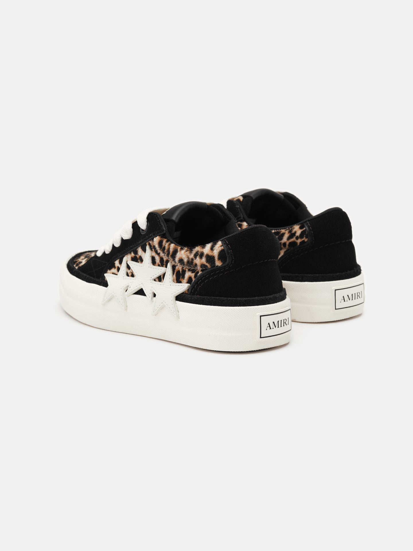 WOMEN - WOMEN'S LEOPARD SUNSET SKATE LOW - Black