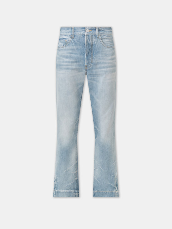 STRAIGHT FLARE JEAN - Faded Indigo - AMIRI