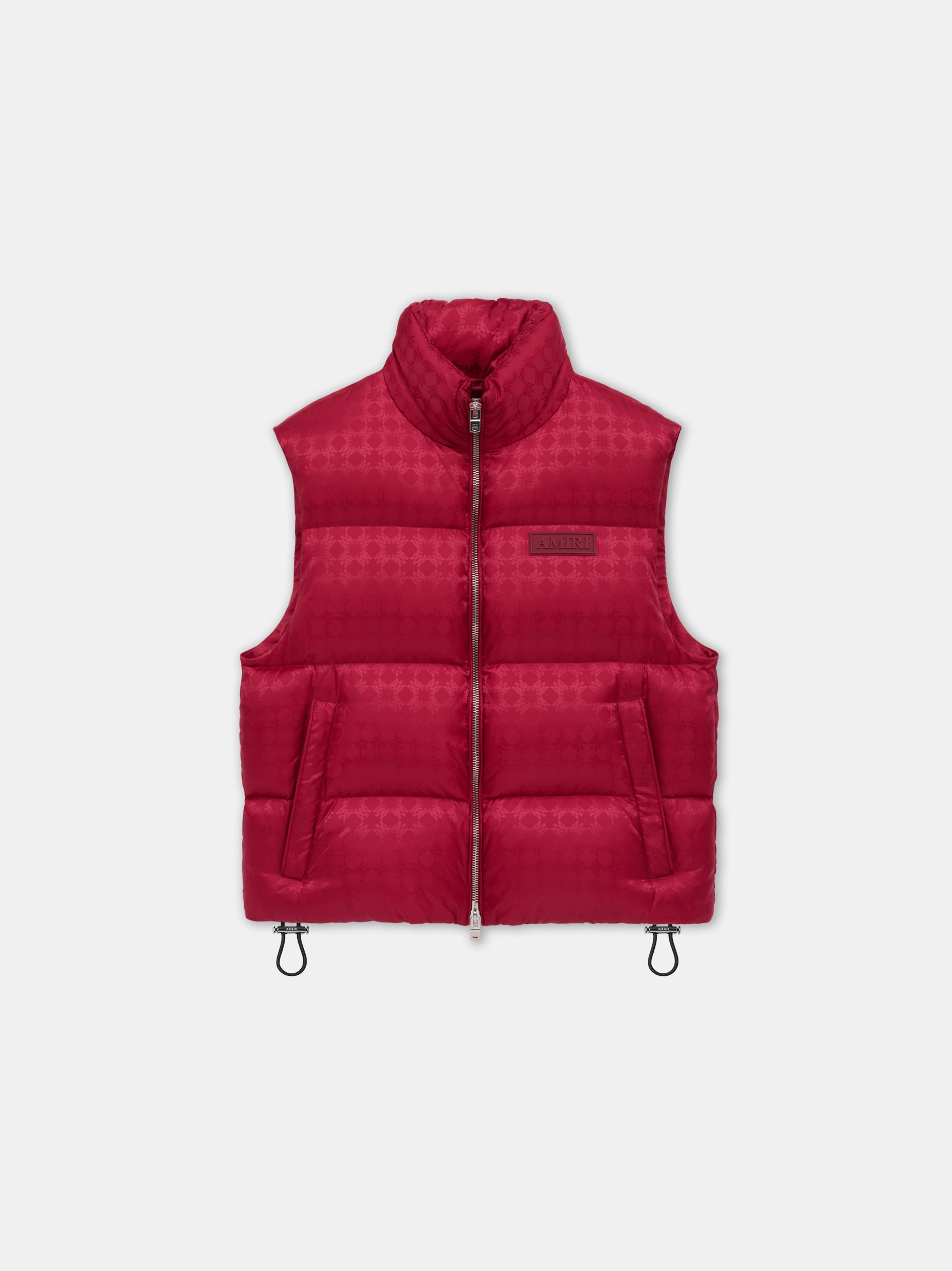 Product MA QUAD JACQUARD DOWN GILET - Deep Red featured image