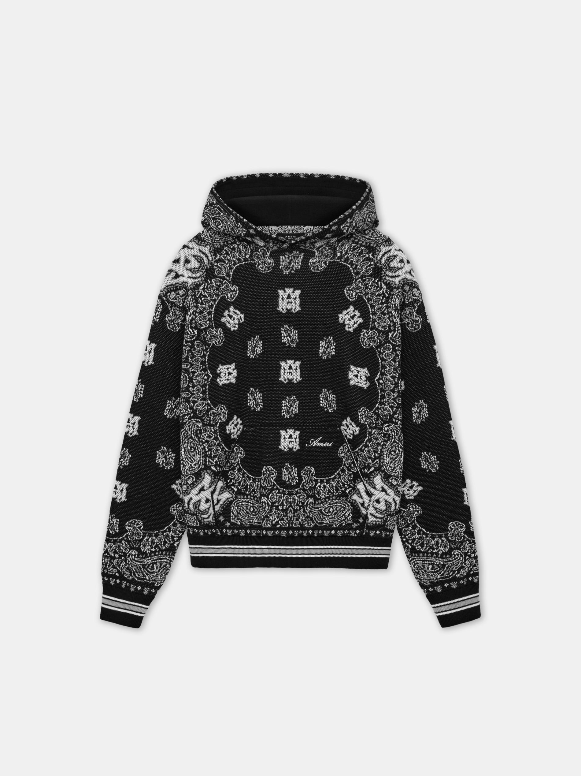 Product BANDANA HOODIE - Black featured image