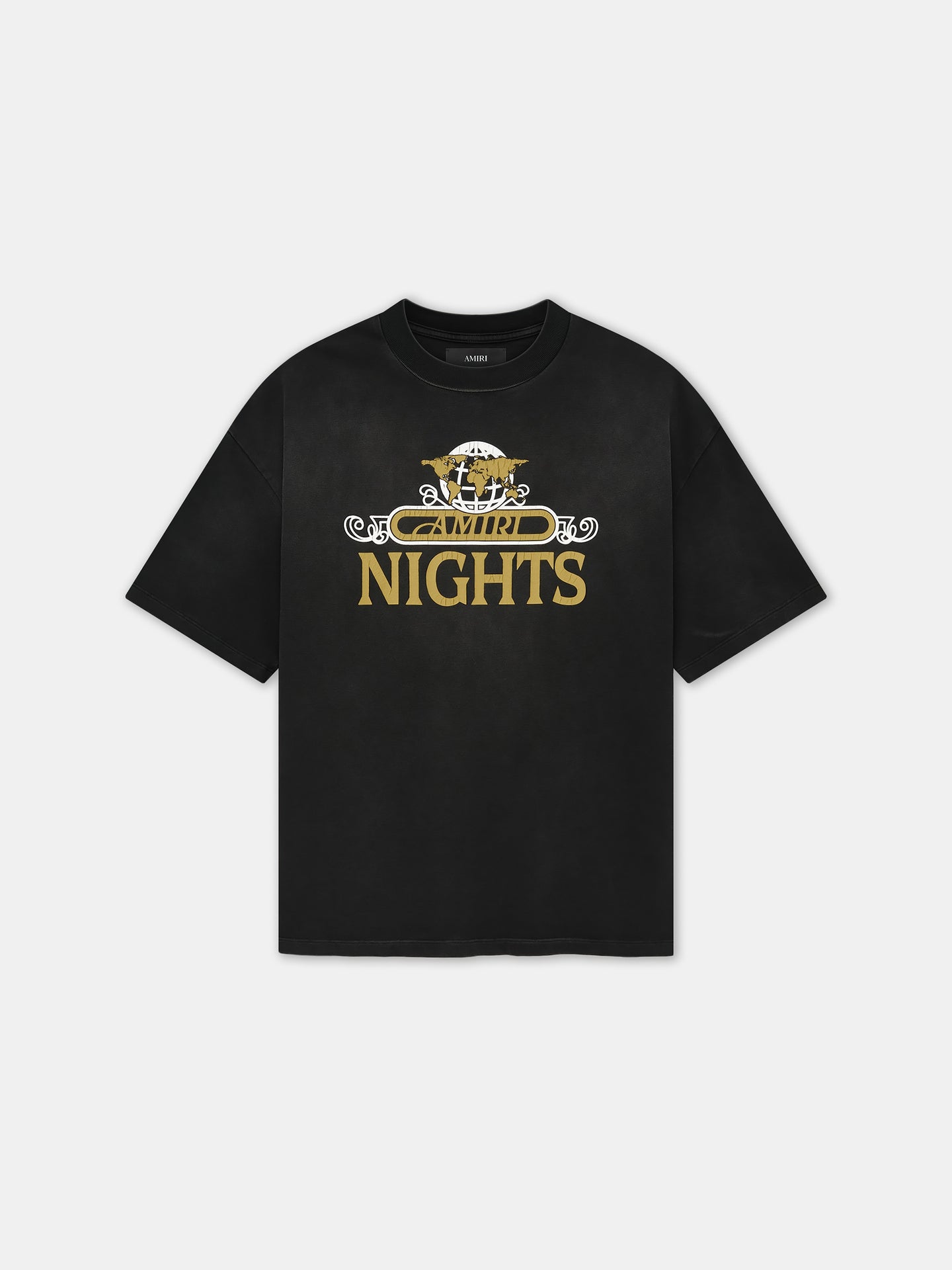 AMIRI NIGHTS OVERSIZED TEE - Black