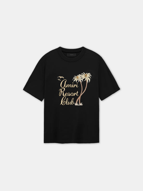 AMIRI TWISTED PALMS TEE - Black