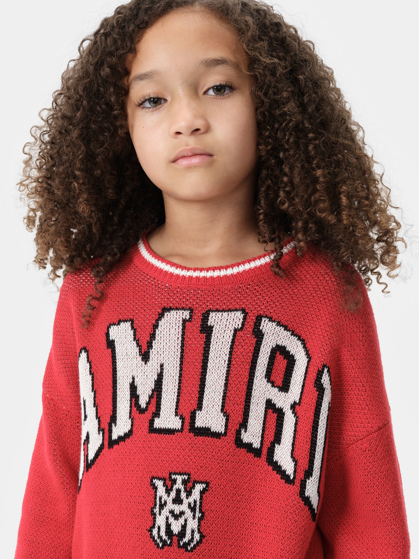 KIDS - KIDS' AMIRI 22 STRIPE CREW - Red