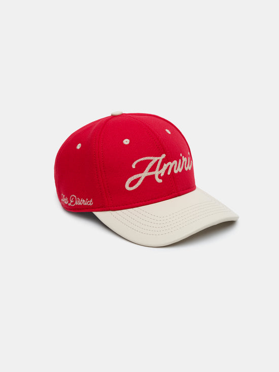 AMIRI PANTHER TWO TONE HAT - Deep Red