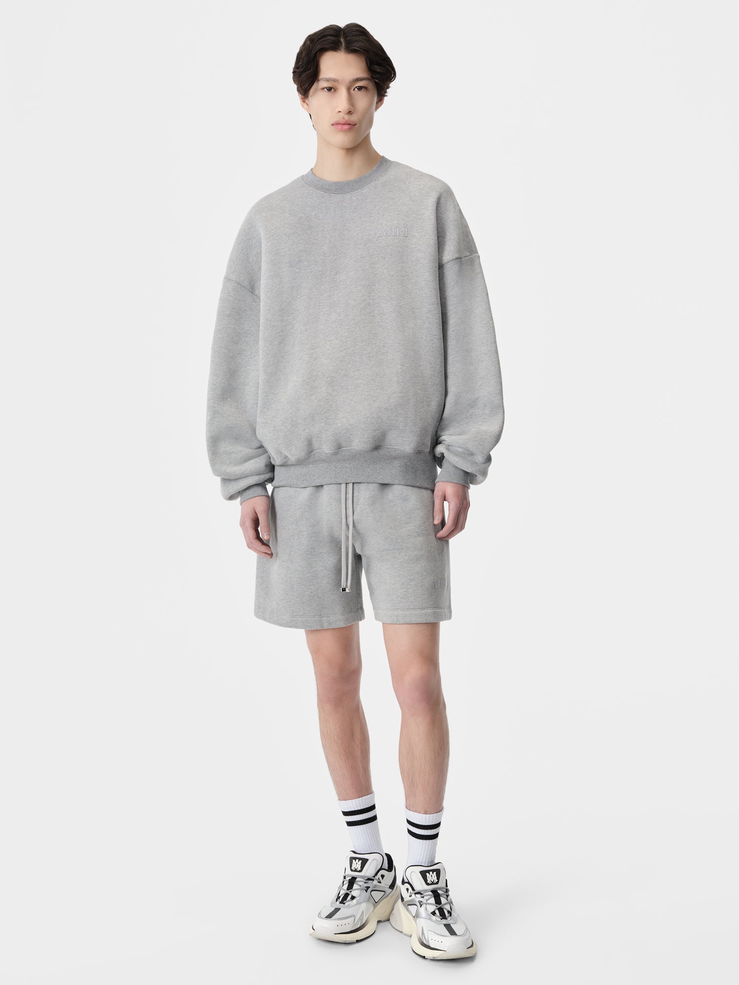Product AMIRI EMBROIDERED SHORT - Grey featured image
