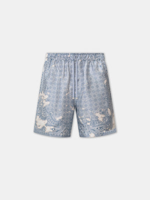 BLEACH BANDANA SHORT - Ashley Blue - AMIRI