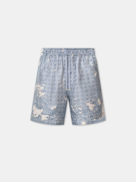 BLEACH BANDANA SHORT - Ashley Blue - AMIRI