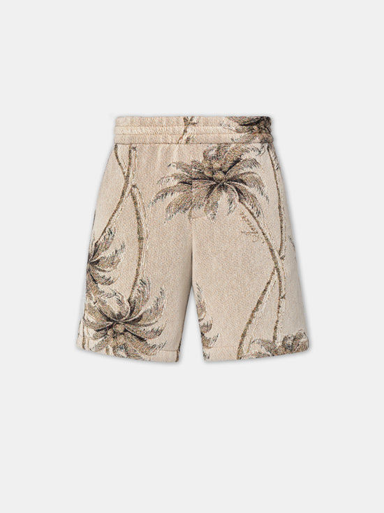 TWISTED PALMS TAPESTRY SHORT - Alabaster