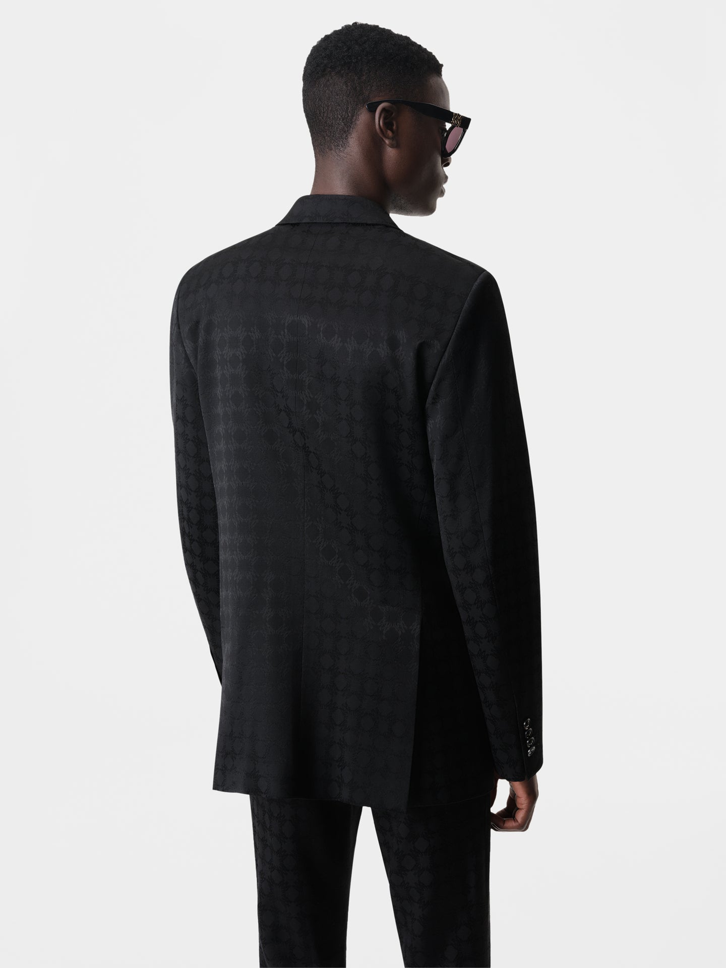 TONAL MA QUAD DOUBLE-BREASTED BLAZER - Black