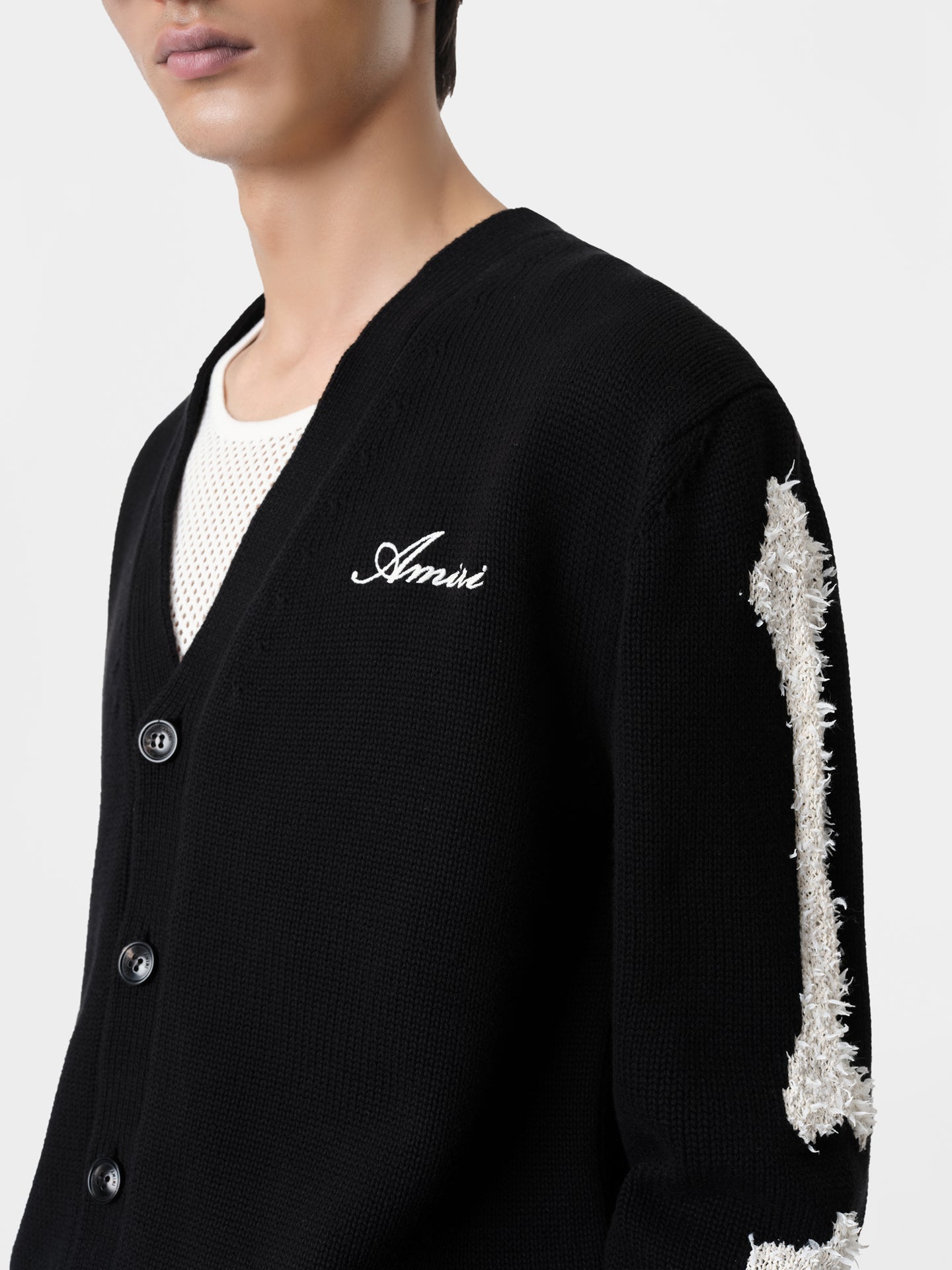 BONES CARDIGAN - Black