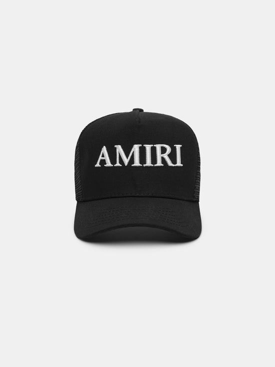 AMIRI CORE LOGO TRUCKER HAT - Black