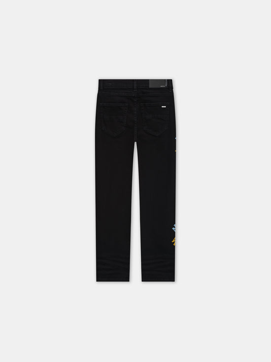 KIDS - KIDS' MA QUAD SCRIBBLE JEAN - Black