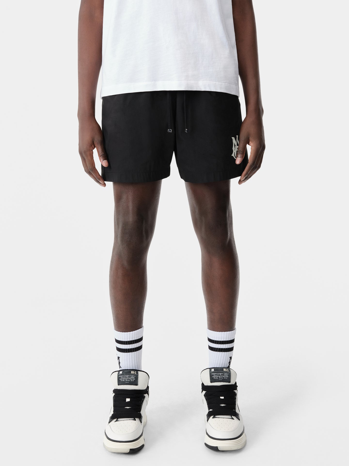 MA CORE LOGO SWIM TRUNK - Black - AMIRI