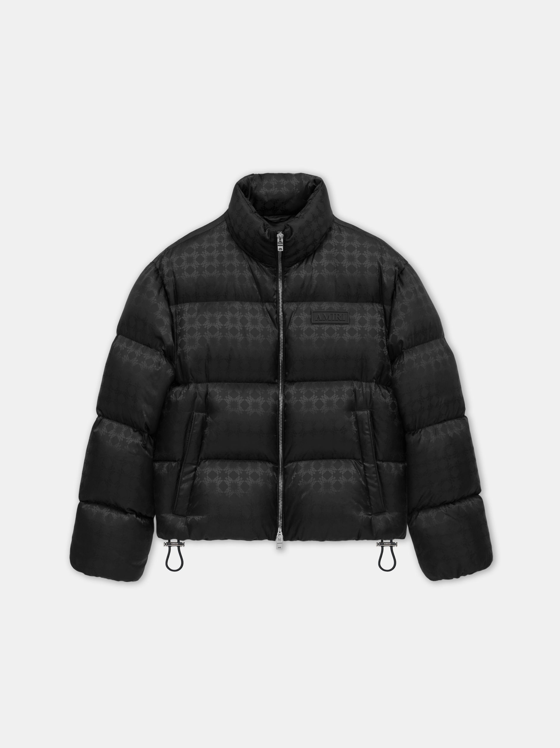 Product MA QUAD JACQUARD DOWN JACKET - Black featured image