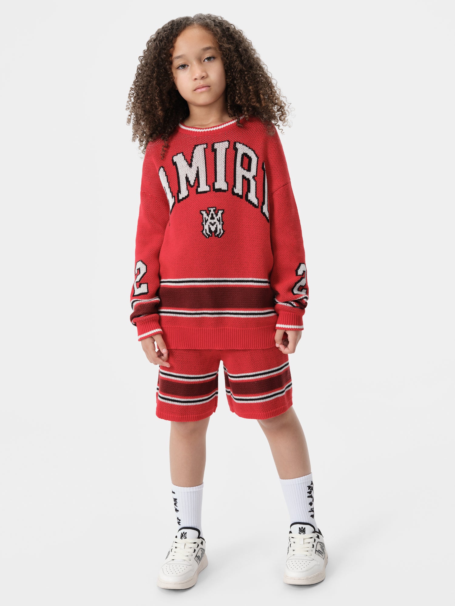 Product KIDS - KIDS' MA STRIPE SHORT - Red featured image