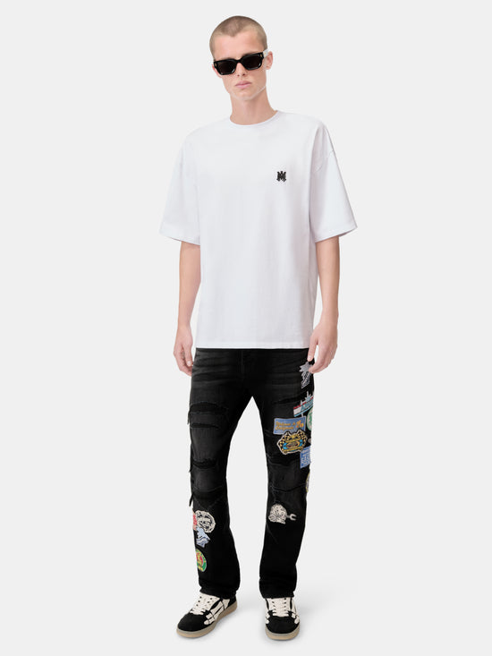 STATION PATCH REPAIR SLIM JEAN - Vintage Black - AMIRI