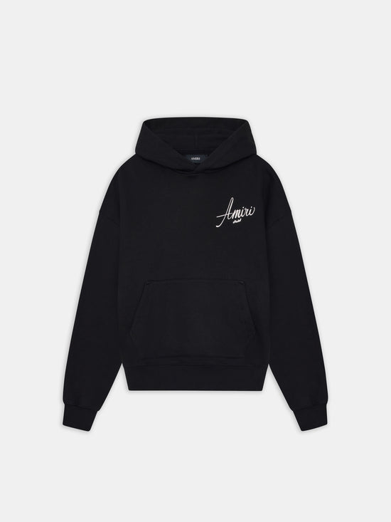AMIRI HOTEL HOODIE - BLACK - AMIRI