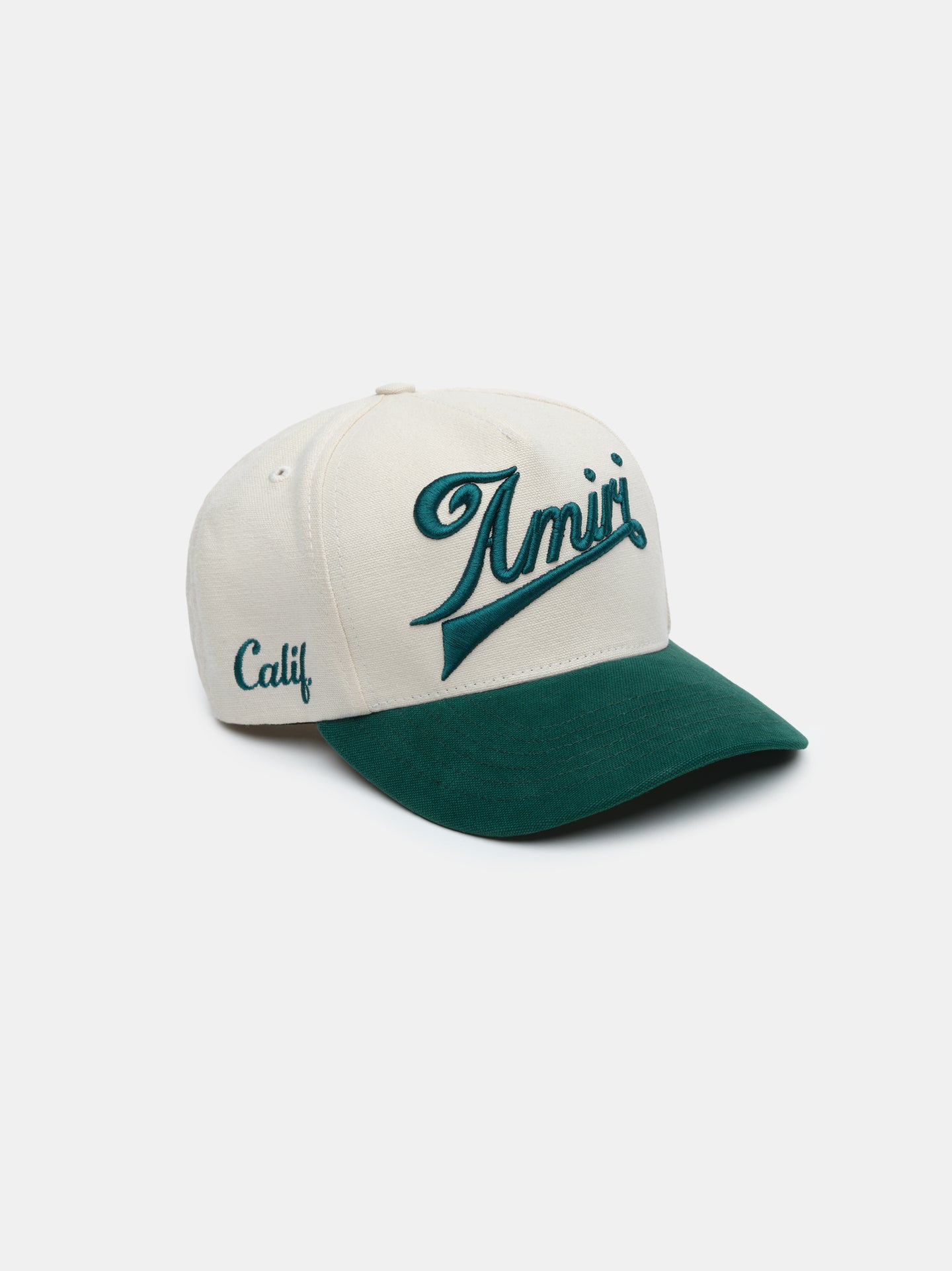 AMIRI TWO TONE CANVAS HAT - Evergreen